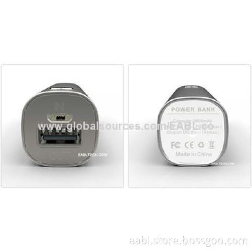 18650 Battery Power Banks, Four LED Indicators, 2,800mAh, Aluminum Alloy Housing